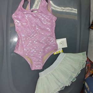 Mermaid Swimsuit with TuTu Skirt